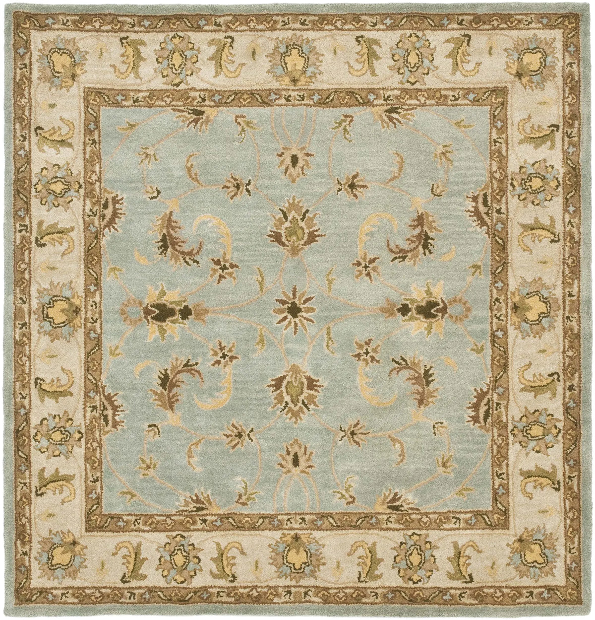 Safavieh Heritage 6'-0" x 6'-0" Rug in Light Blue / Beige