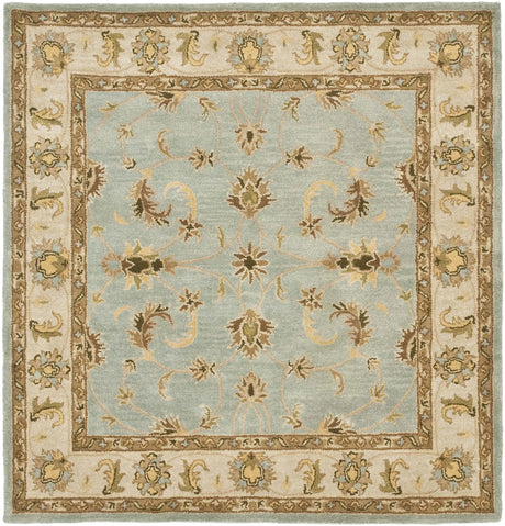 Safavieh Heritage 6'-0" x 6'-0" Rug in Light Blue / Beige