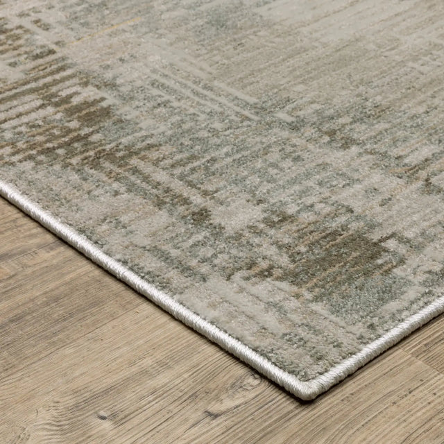 Oriental Weavers Sphinx Mallory MAL03 Blue Rugs - corner detail
