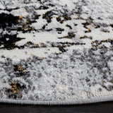 Safavieh Amelia 6'-7" x 6'-7" Rug in Grey / Gold