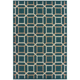 Oriental Weavers Sphinx Latitude 806B Blue / Grey Rugs - main flat