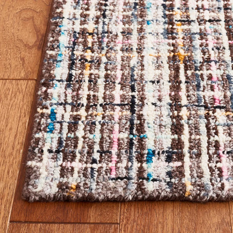 Safavieh Abstract 4'-0" x 6'-0" Rug in Grey / Brown