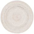 Safavieh Braided 3'-0" x 3'-0" Rug in Beige