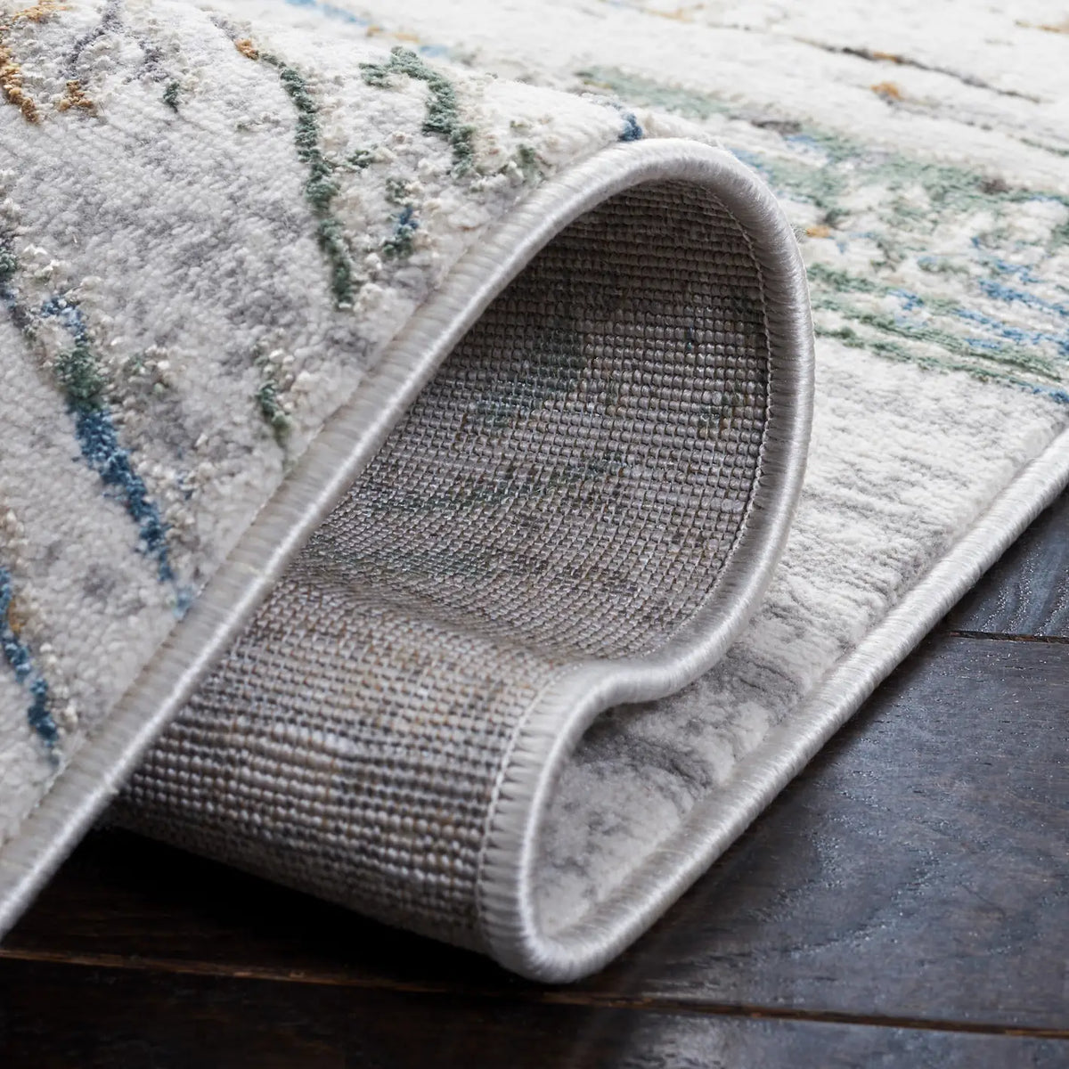 Safavieh Bel Air 4'-5" x 6'-5" Rug in Grey / Turquoise