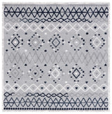 Safavieh Marrakesh 6'-7" x 6'-7" Rug in Grey / Navy