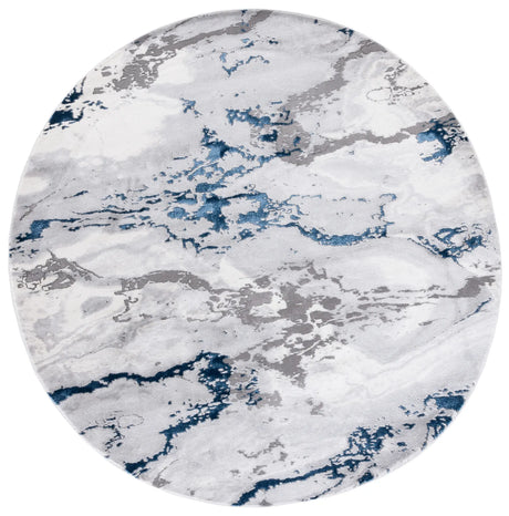 Safavieh Craft 6'-7" x 6'-7" Rug in Grey / Blue