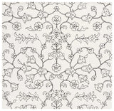 Safavieh Fifth Avenue 7'-0" x 7'-0" Rug in Ivory / Black
