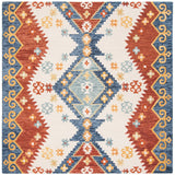 Safavieh Aspen 7'-0" x 7'-0" Rug in Ivory / Blue