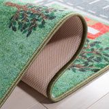 Safavieh Kids Playhouse 200 5'-5" x 7'-7" Rug in Green / Charcoal