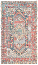 Safavieh Saffron 3'-0" x 5'-0" Rug in Fuchsia / Blue