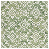Safavieh Blossom 6'-0" x 6'-0" Rug in Green / Ivory