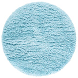 Safavieh Polar Shag 5'-1" x 5'-1" Rug in Light Turquoise