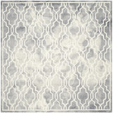 Safavieh Dip Dye 7'-0" x 7'-0" Rug in Grey / Ivory