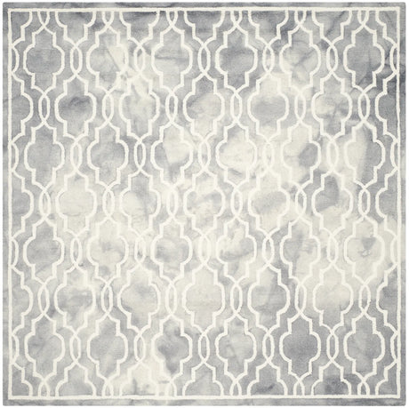 Safavieh Dip Dye 7'-0" x 7'-0" Rug in Grey / Ivory