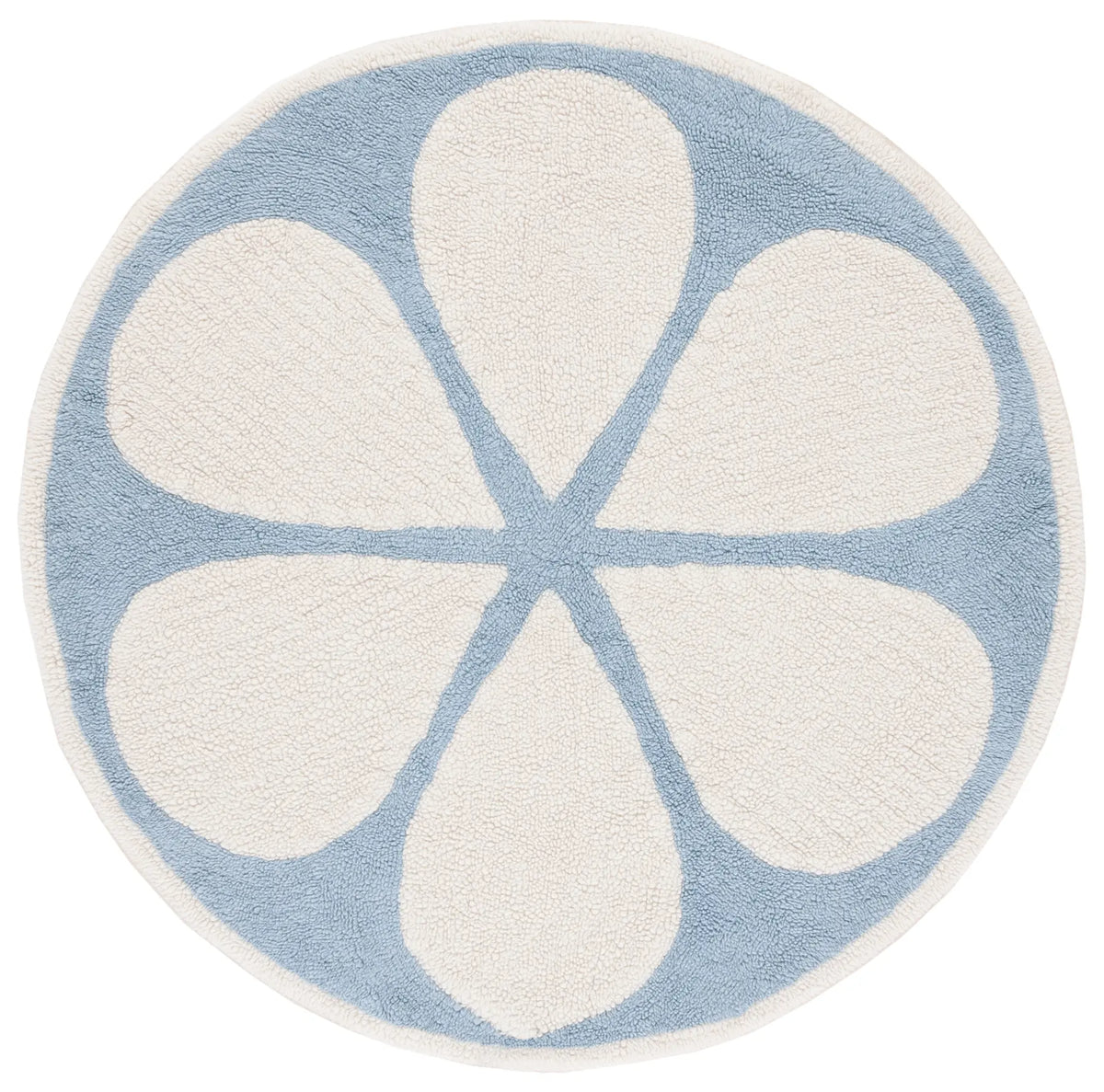 Safavieh Vermont 6'-0" x 6'-0" Rug in Ivory / Light Blue