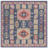 Safavieh Aspen 7'-0" x 7'-0" Rug in Blue / Red