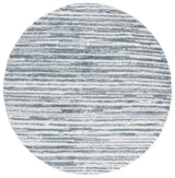 Safavieh Rumi Shag 6'-7" x 6'-7" Rug in Light Blue / Ivory