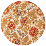 Safavieh Blossom 6'-0" x 6'-0" Rug in Ivory / Multi