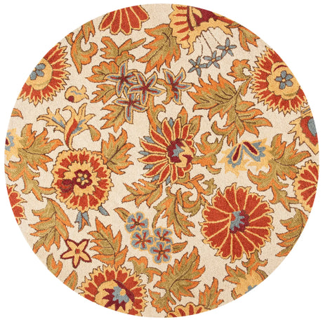 Safavieh Blossom 6'-0" x 6'-0" Rug in Ivory / Multi