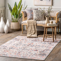 Nuloom Liza Traditional Faded Rzgl01A Beige Area Rug