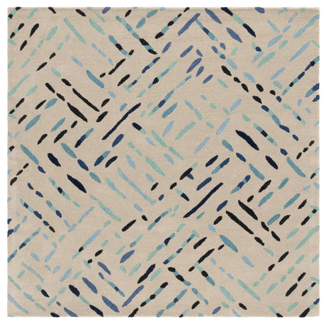 Safavieh Metro 6'-0" x 6'-0" Rug in Grey / Blue