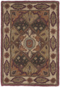 Safavieh Heritage 2'-0" x 3'-0" Rug in Rust / Ivory