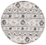 Safavieh Manhattan 6'-0" x 6'-0" Rug in Ivory / Black