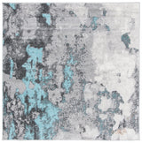 Safavieh Adirondack 6'-0" x 6'-0" Rug in Turquoise / Grey