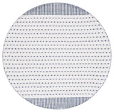 Safavieh Montauk 6'-0" x 6'-0" Rug in Navy / Ivory
