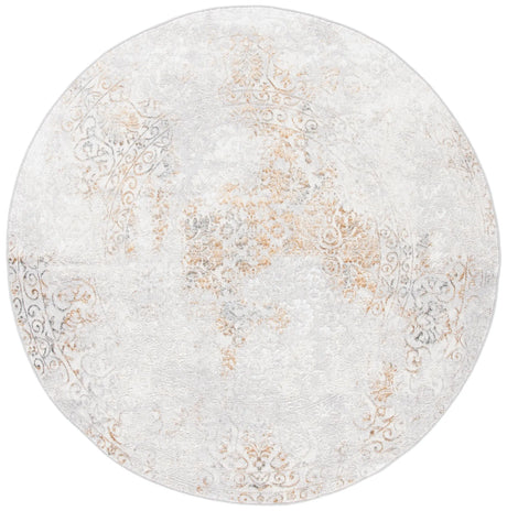Safavieh Orchard 6'-7" x 6'-7" Rug in Grey / Gold