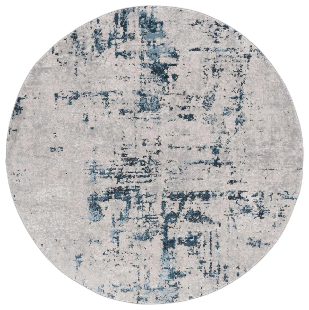 Safavieh Shivan 6'-7" x 6'-7" Rug in Grey / Blue