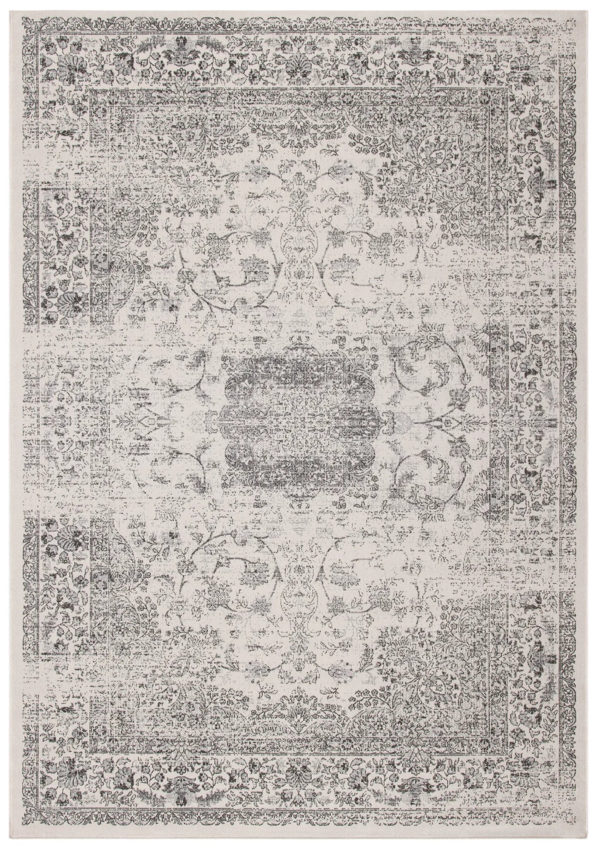 Safavieh Atlas 5'-3" x 7'-7" Rug in Ivory / Grey