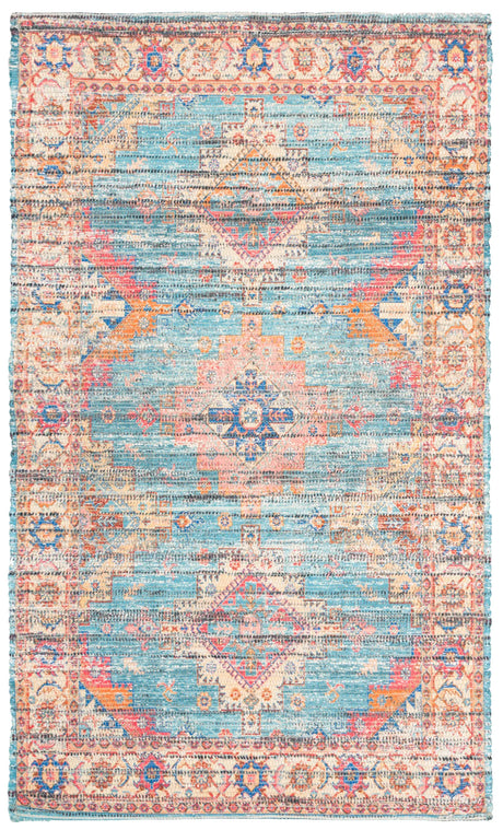 Safavieh Saffron 3'-0" x 5'-0" Rug in Rust / Blue