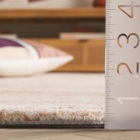 Safavieh Ebony 4'-0" x 6'-0" Rug in Rust / Ivory