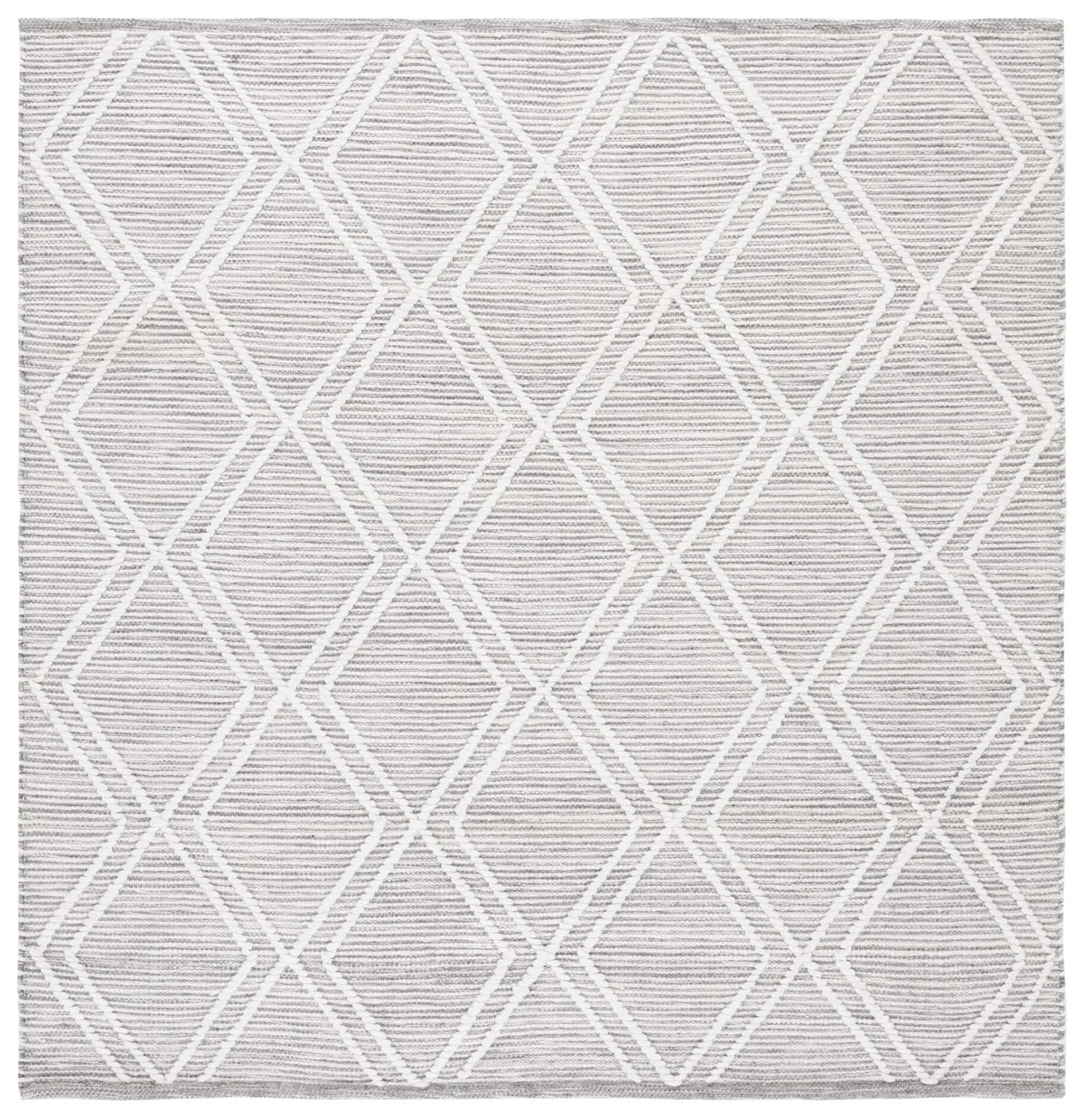 Safavieh Kilim 6'-0" x 6'-0" Rug in Grey / Ivory