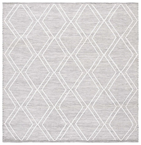 Safavieh Kilim 6'-0" x 6'-0" Rug in Grey / Ivory