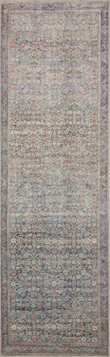 Loloi Adrian Adr-04 Denim/Multi Rug - runner flat