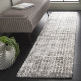 Safavieh Tahoe Shag 2'-0" x 8'-0" Rug in Ivory / Grey