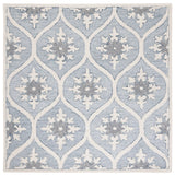 Safavieh Metro 6'-0" x 6'-0" Rug in Grey / Ivory