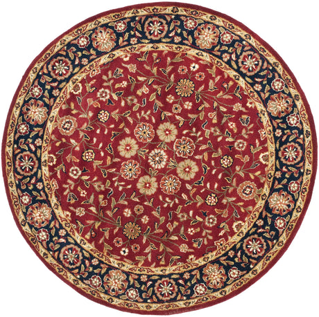 Safavieh Heritage 6'-0" x 6'-0" Rug in Red / Navy