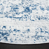 Safavieh Amelia 700 5'-3" x 5'-3" Rug in Ivory / Navy