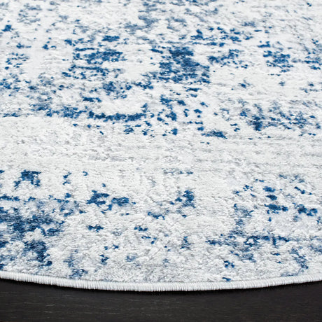 Safavieh Amelia 700 5'-3" x 5'-3" Rug in Ivory / Navy