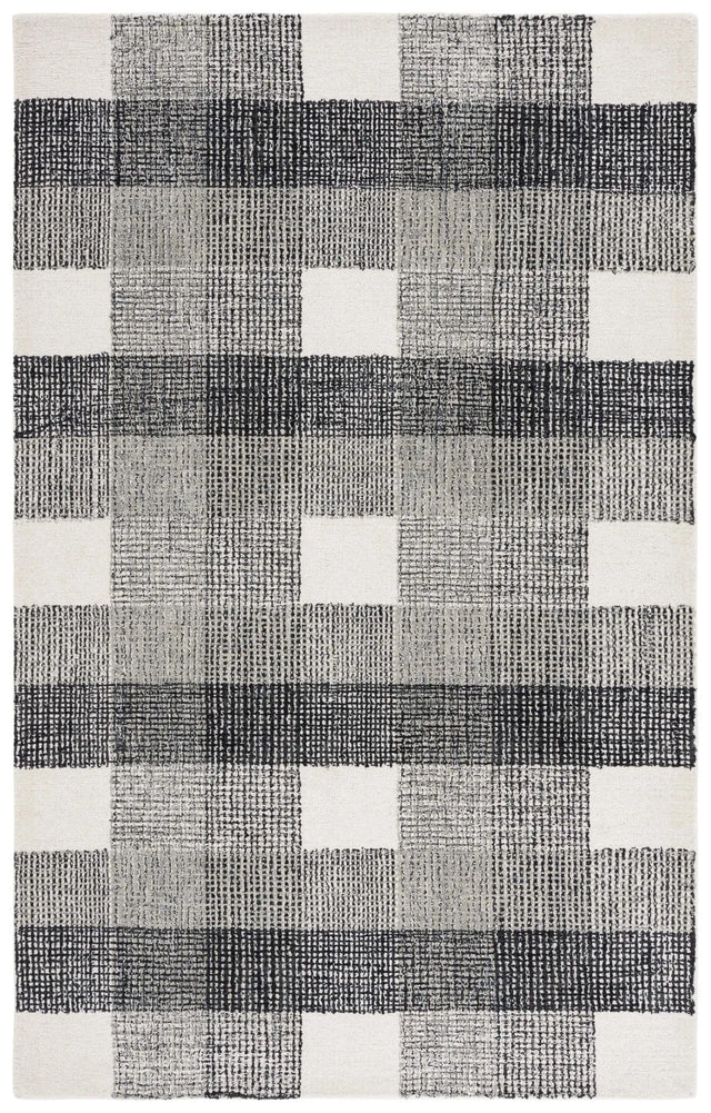 Safavieh Genre 4'-0" x 6'-0" Rug in Ivory / Black