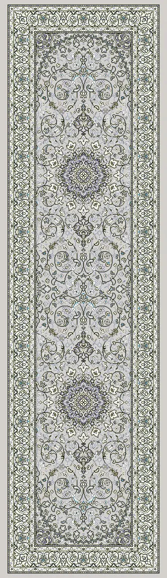 Dynamic Rugs Ancient Garden 57119 Soft Grey / Cream Rugs - Runner