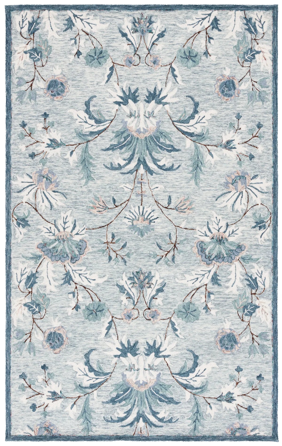 Safavieh Blossom 4'-0" x 6'-0" Rug in Grey / Ivory