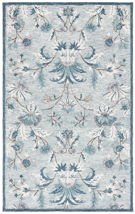 Safavieh Blossom 4'-0" x 6'-0" Rug in Grey / Ivory