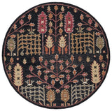 Safavieh Aspen 7'-0" x 7'-0" Rug in Black / Red