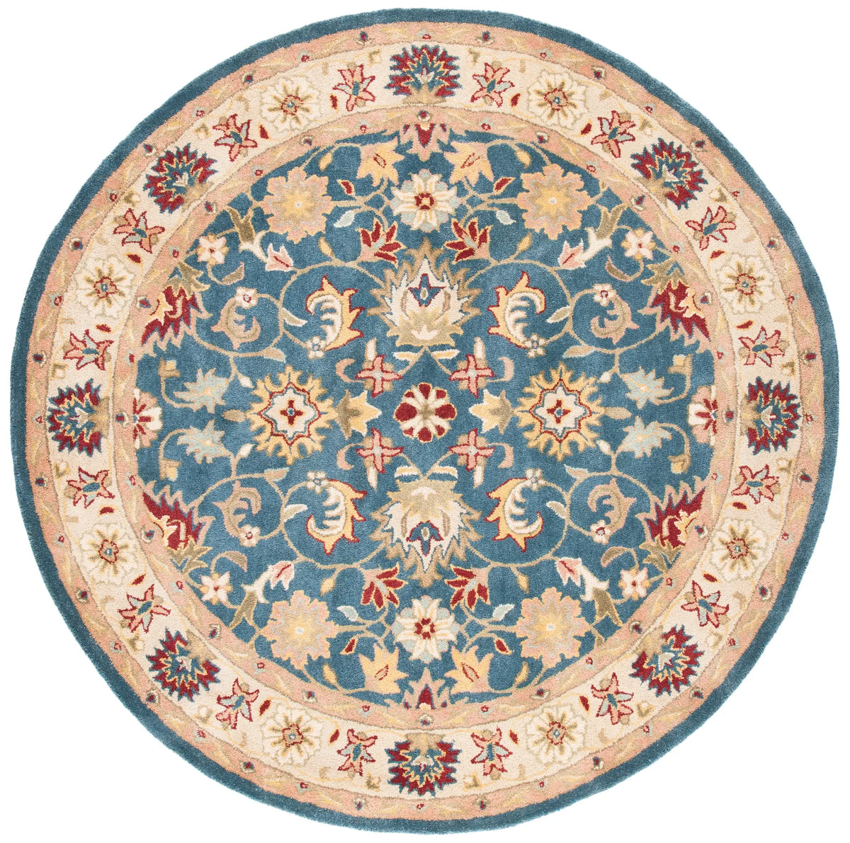Safavieh Antiquity 6'-0" x 6'-0" Rug in Blue / Beige