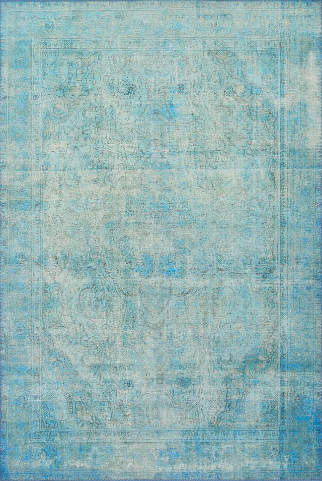 Loloi Loren Lq-08 Aqua Rugs - main flat