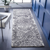 Safavieh Metro 2'-3" x 8'-0" Rug in Ivory / Black